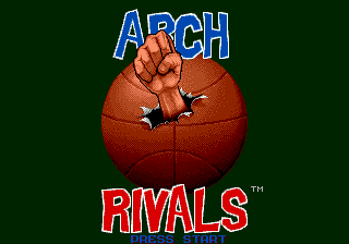 Arch Rivals - The Arcade Game Title Screen